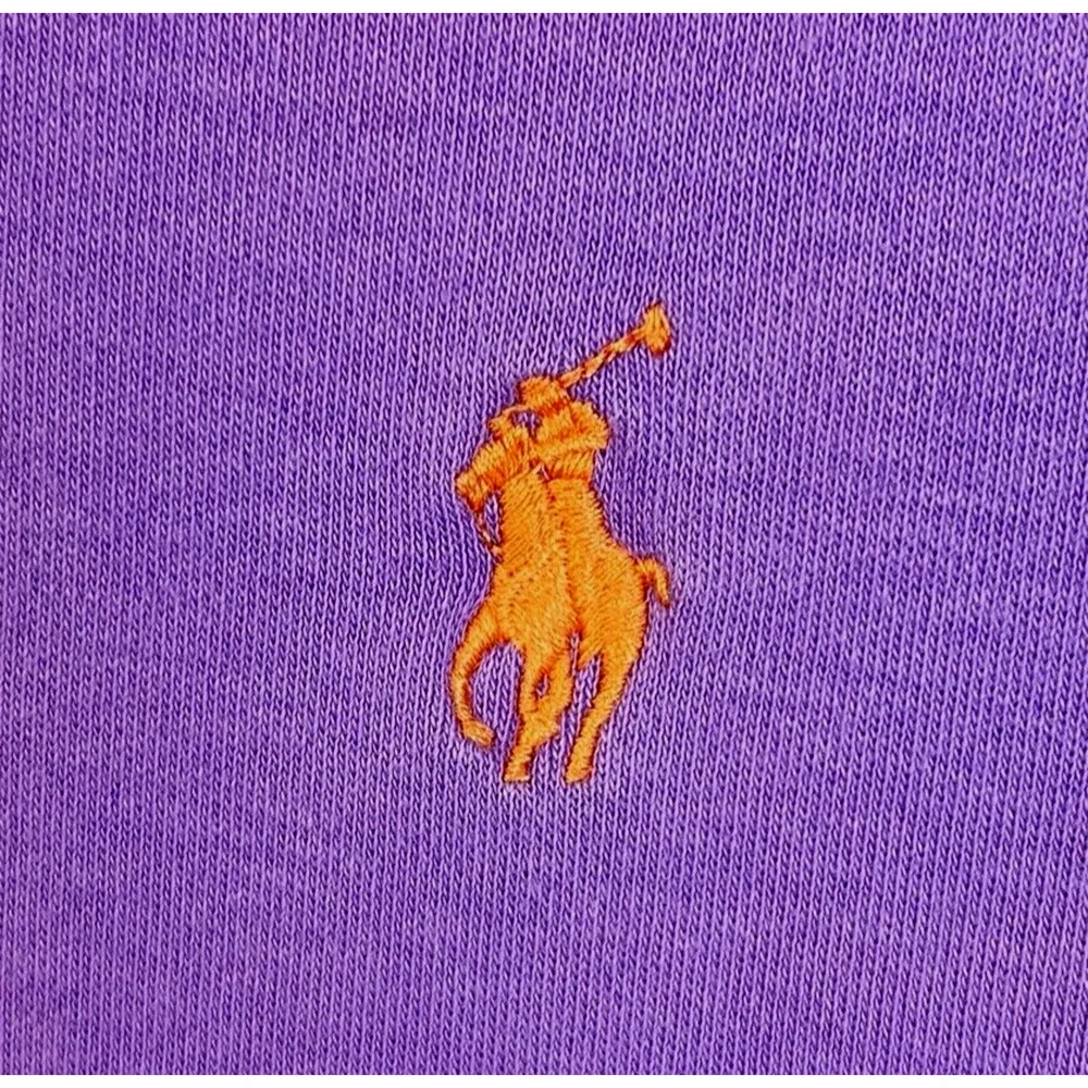 Polo By Ralph Lauren Polo Shirt Men' Large Purple Golf Preppy Knit Work Casual